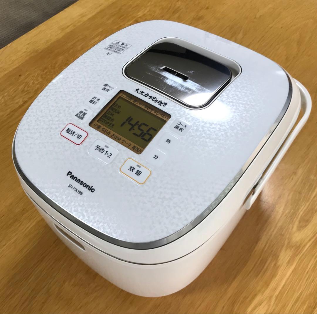 Panasonic 炊飯器 SR-HX188 1升 IH式 大火力おどり炊き