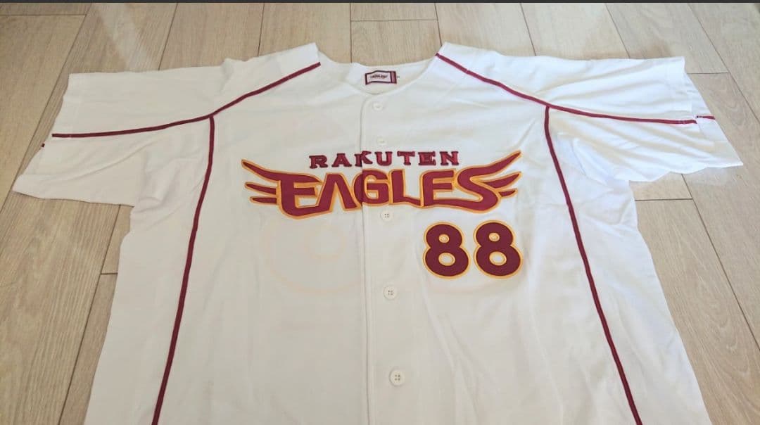 【レア 未使用】東北 楽天 イーグルス 田渕 ホーム ユニフォーム XL