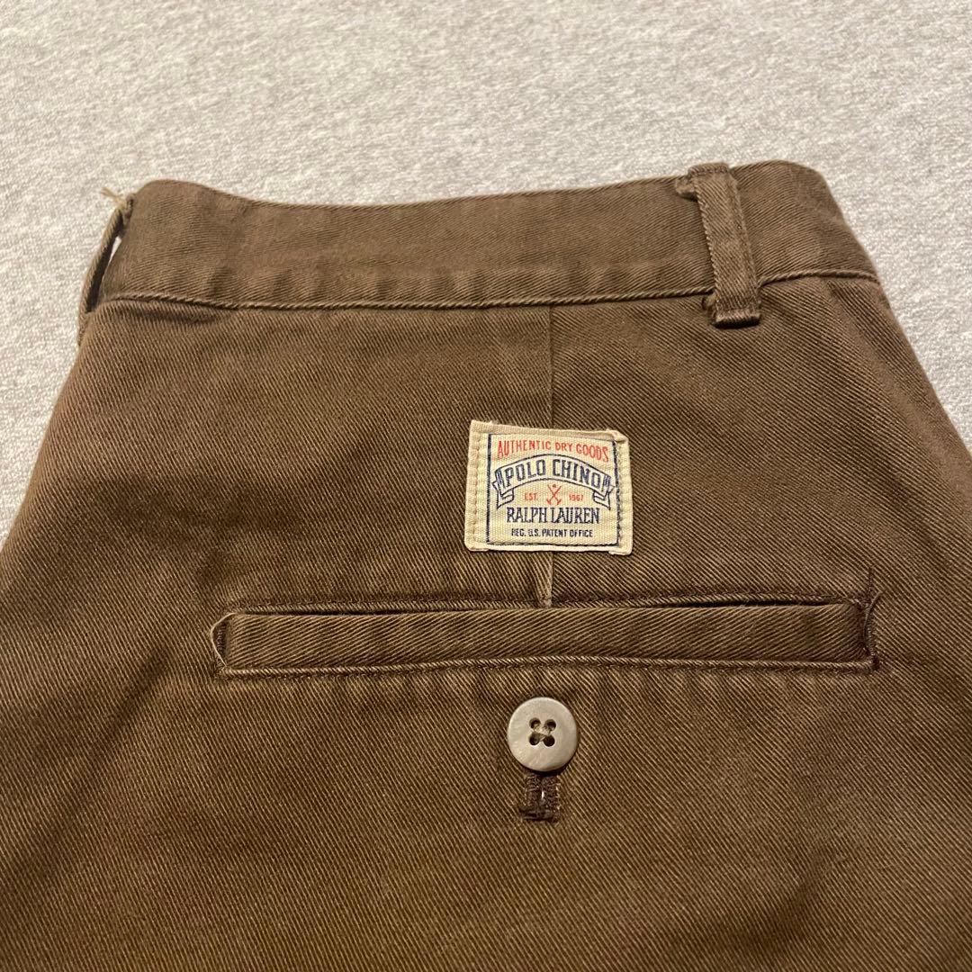 90s Ralph Lauren ラルフローレン　ポロチノ　 初期タグブラウン