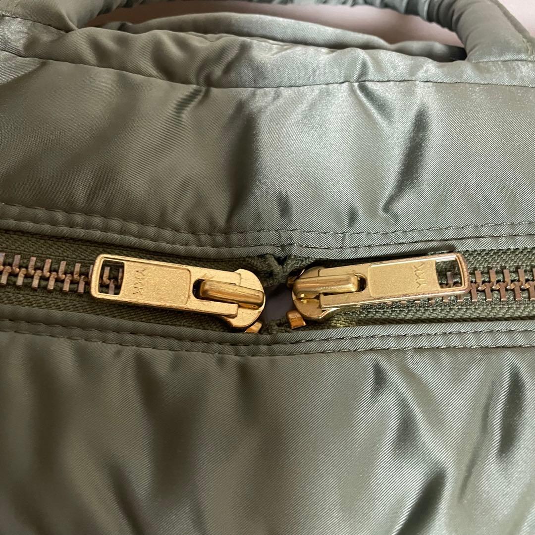 未使用級 旧型セージグリーン ポータータンカー2WAY特大ブリーフケース旅行