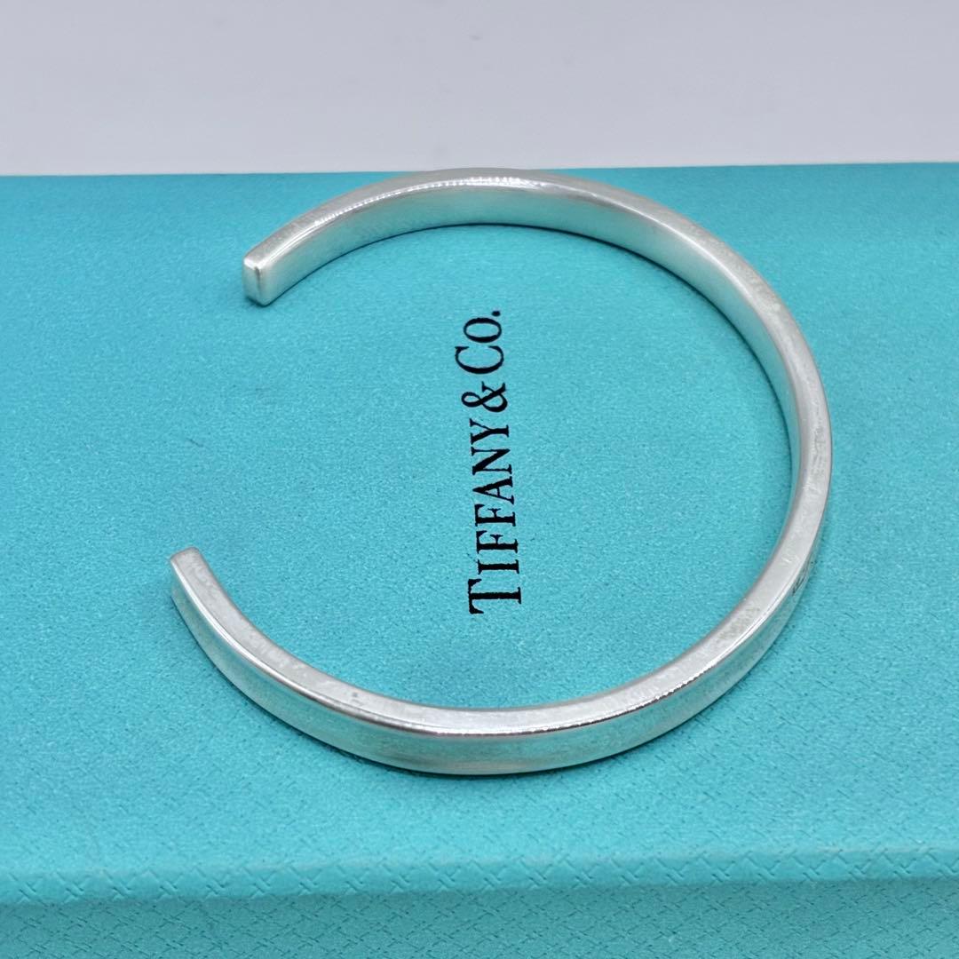 ティファニー　1837　ナロー　カフ　バングル　スリム　腕周り16.5cm