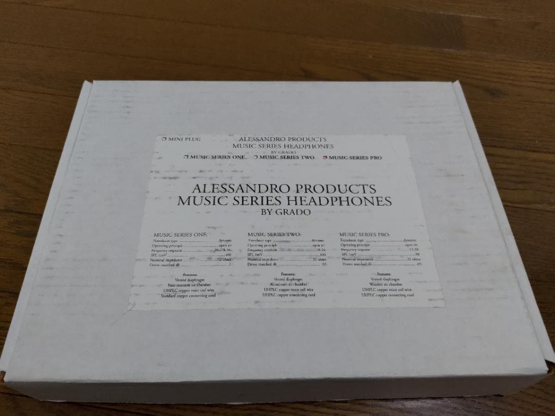 ヘッドホン GRADO ALESSANDRO Music Series Pro