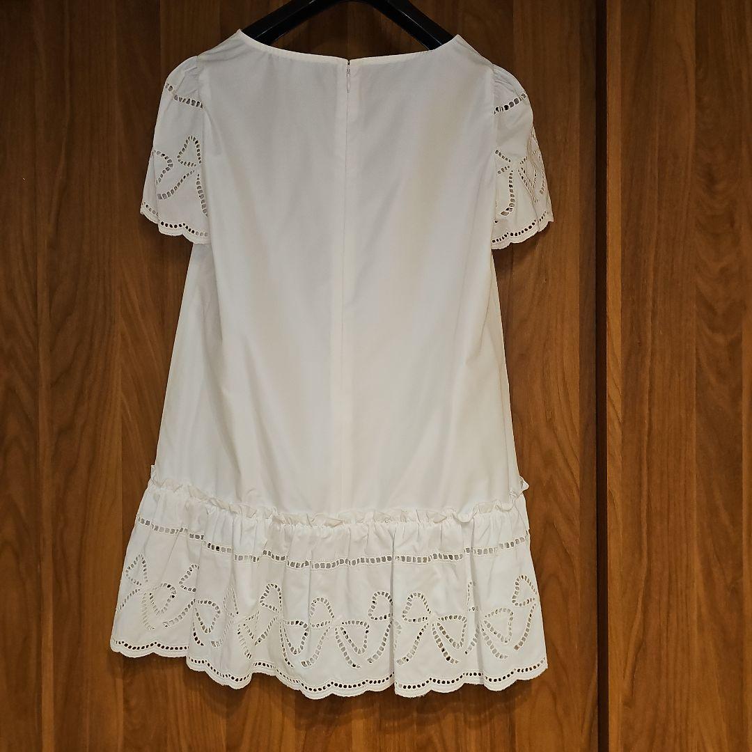 可愛い♡ホワイトチュニック 半袖