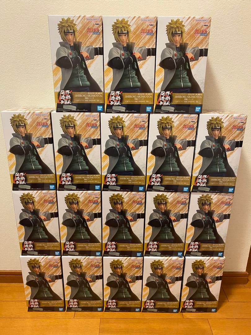 NARUTO ナルト疾風伝 忍界造形列伝 波風ミナト フィギュア 18個セット