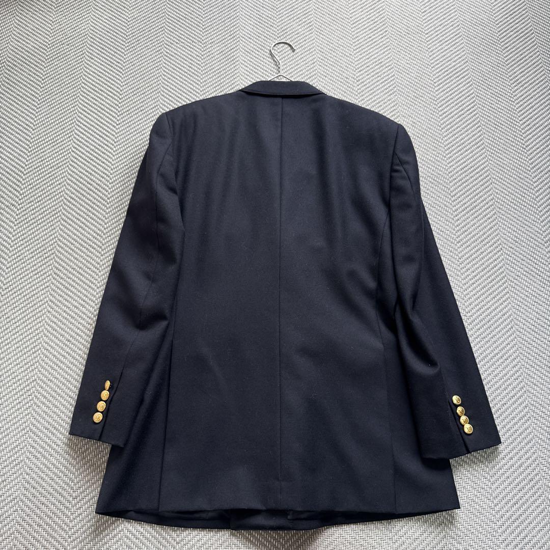 極美品 ラルフローレン CHAPS ダブルテーラードジャケット 金ボタン L