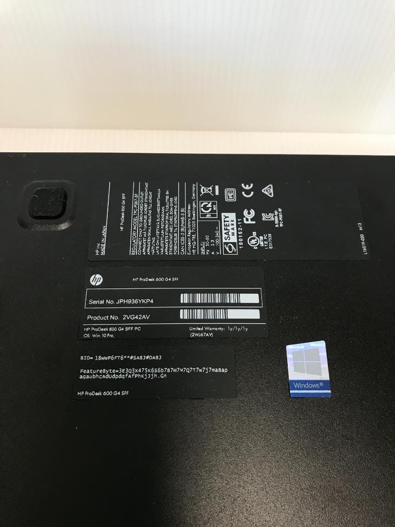 ウッチ-ProDesk 600 G4 SFF 16GB (新品)SSD+