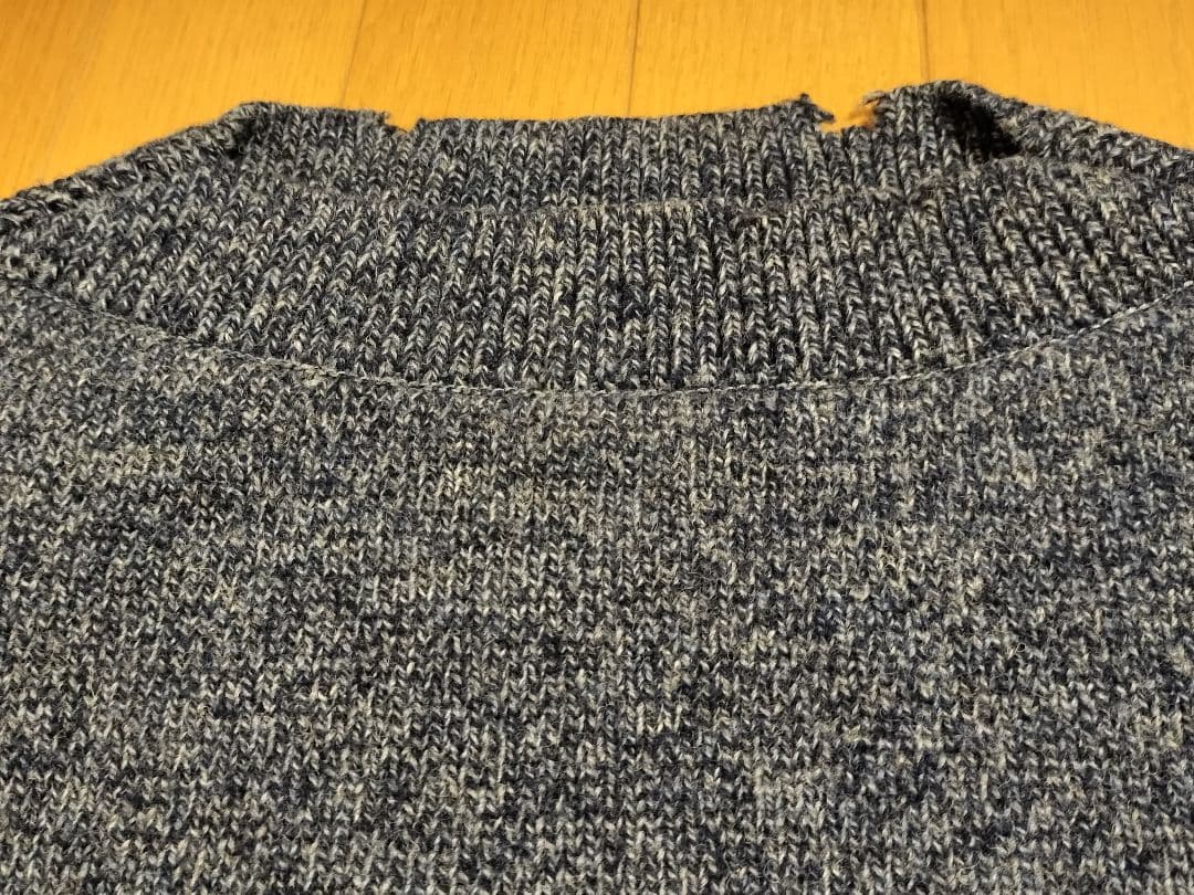 22aw UNUSED アンユーズド ボートネック ニット セーター