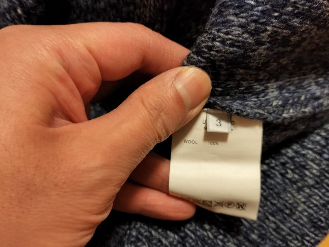 22aw UNUSED アンユーズド ボートネック ニット セーター