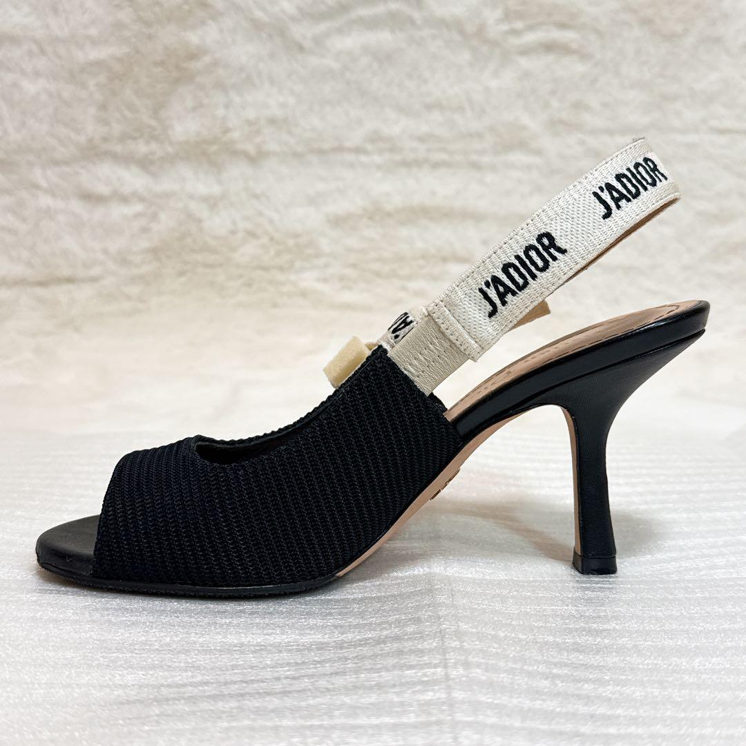 美品✨ ディオール スリングバックパンプス ミュール 34 ブラック