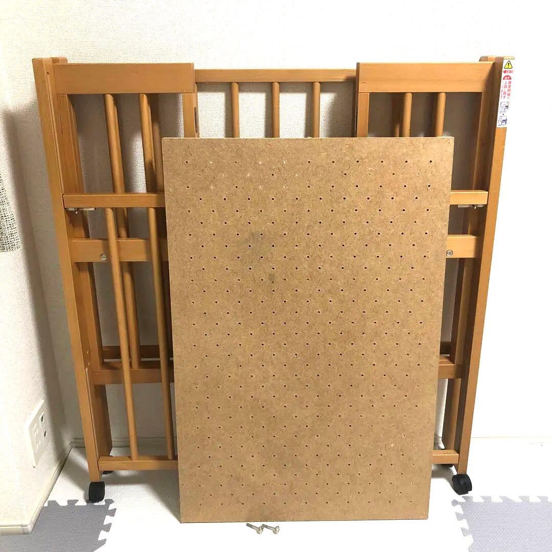 「ワンタッチハイベッド　クール★ミニ」 日本製ベビーベッド 石崎家具