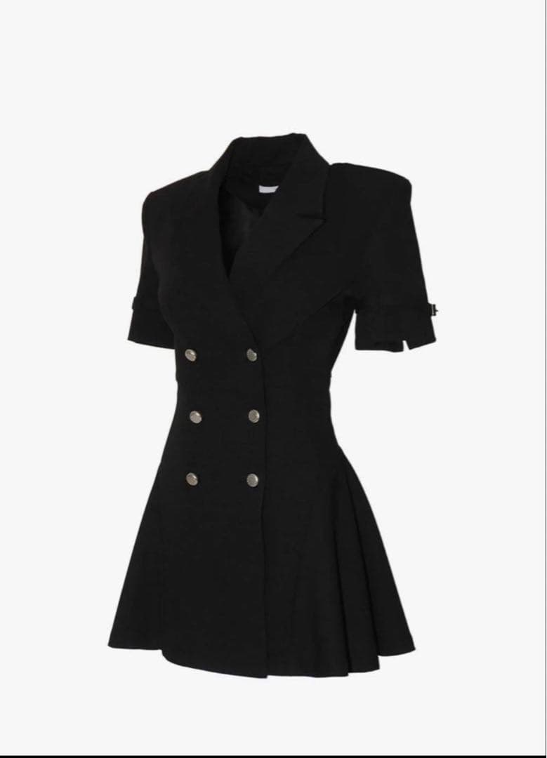 THEREDTHREAD Sパネル ジャケット ドレス ミニ Freeサイズ