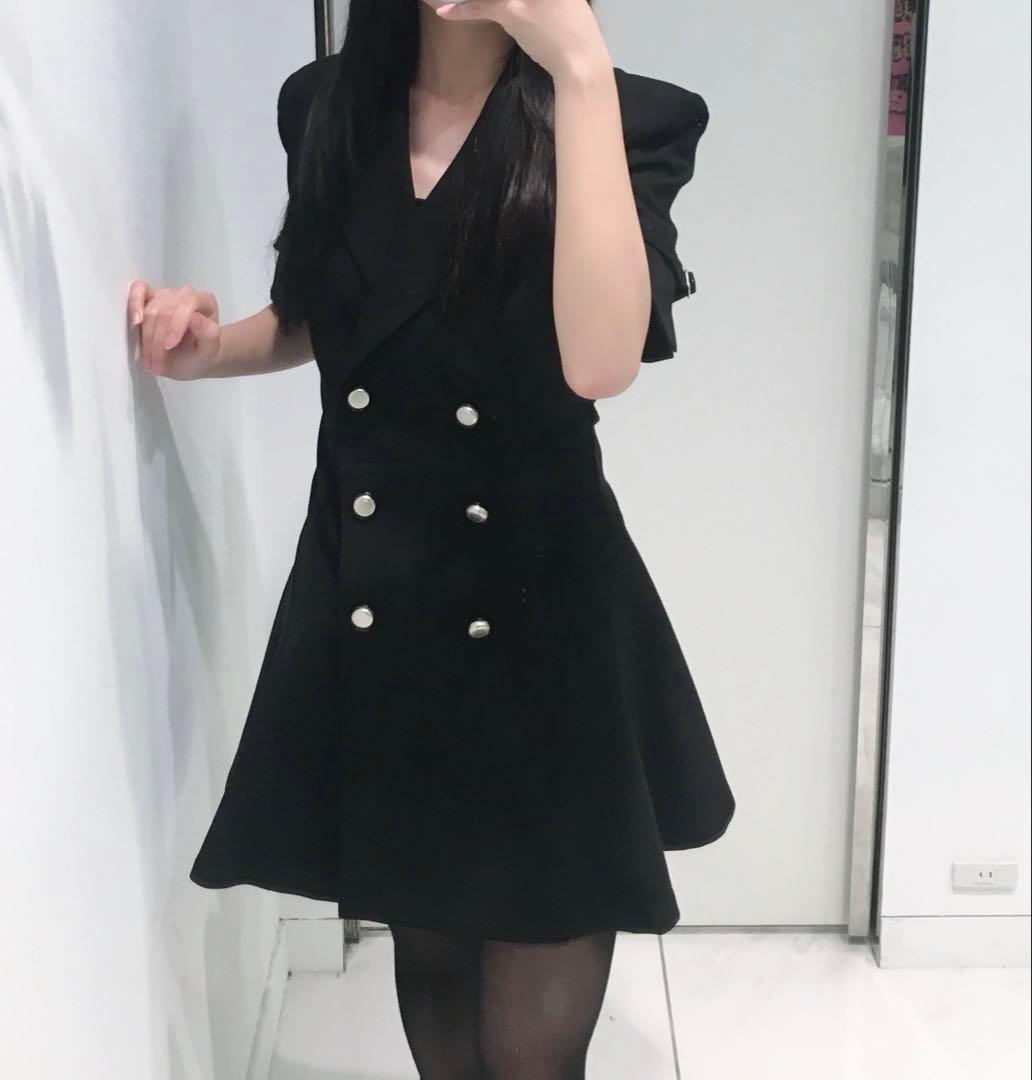 THEREDTHREAD Sパネル ジャケット ドレス ミニ Freeサイズ