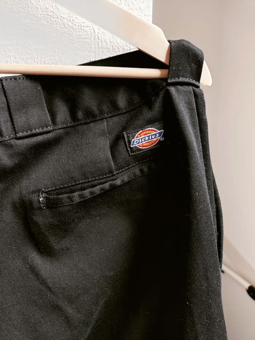 90年代　USA製 ディッキーズ　真っ黒　黒　ブラック　タロンジップ　カーハート