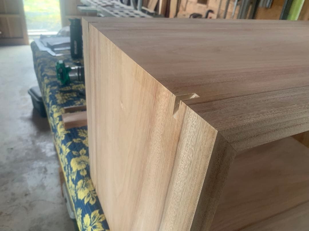 ☆Aya,☆ロ型(楠、無塗装)無垢家具キャビネット製作●確認
