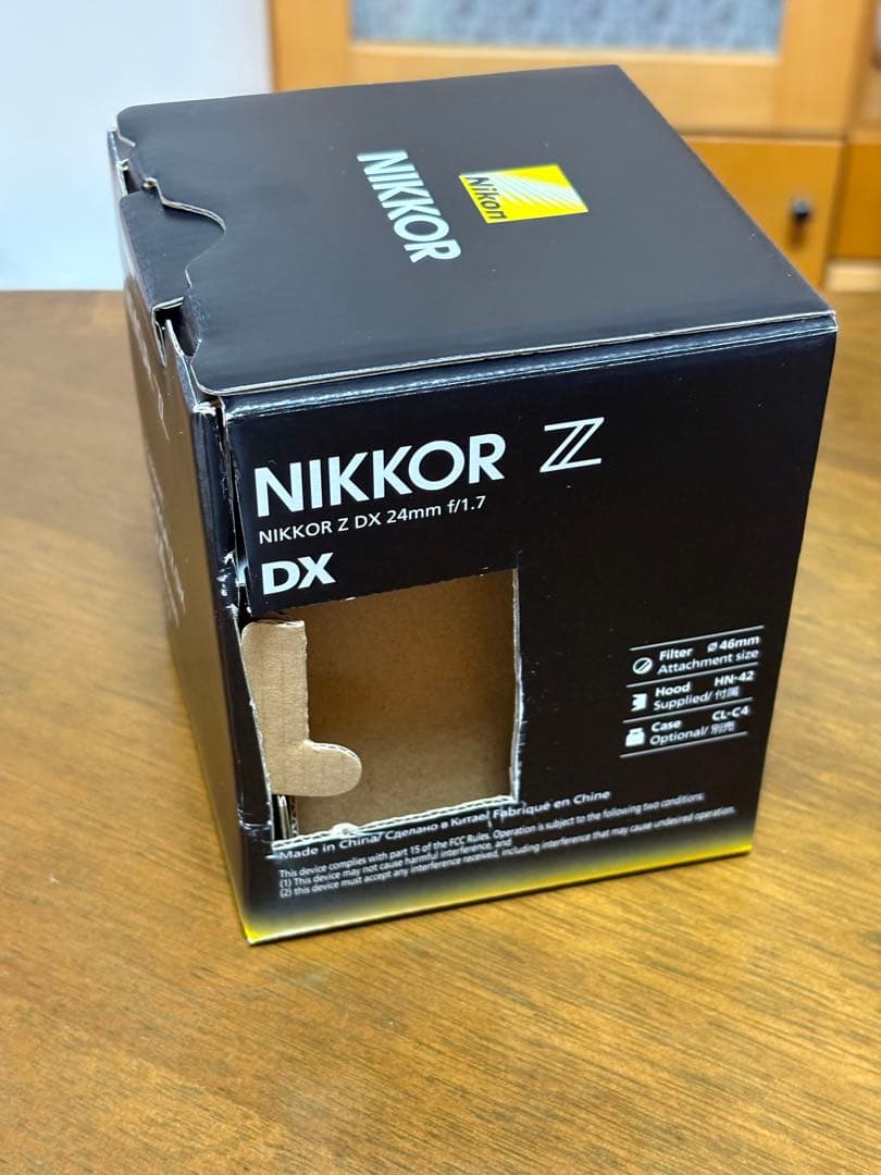 【新古品・1年保証付】NIKKOR Z DX 24mm f/1.7 レンズ