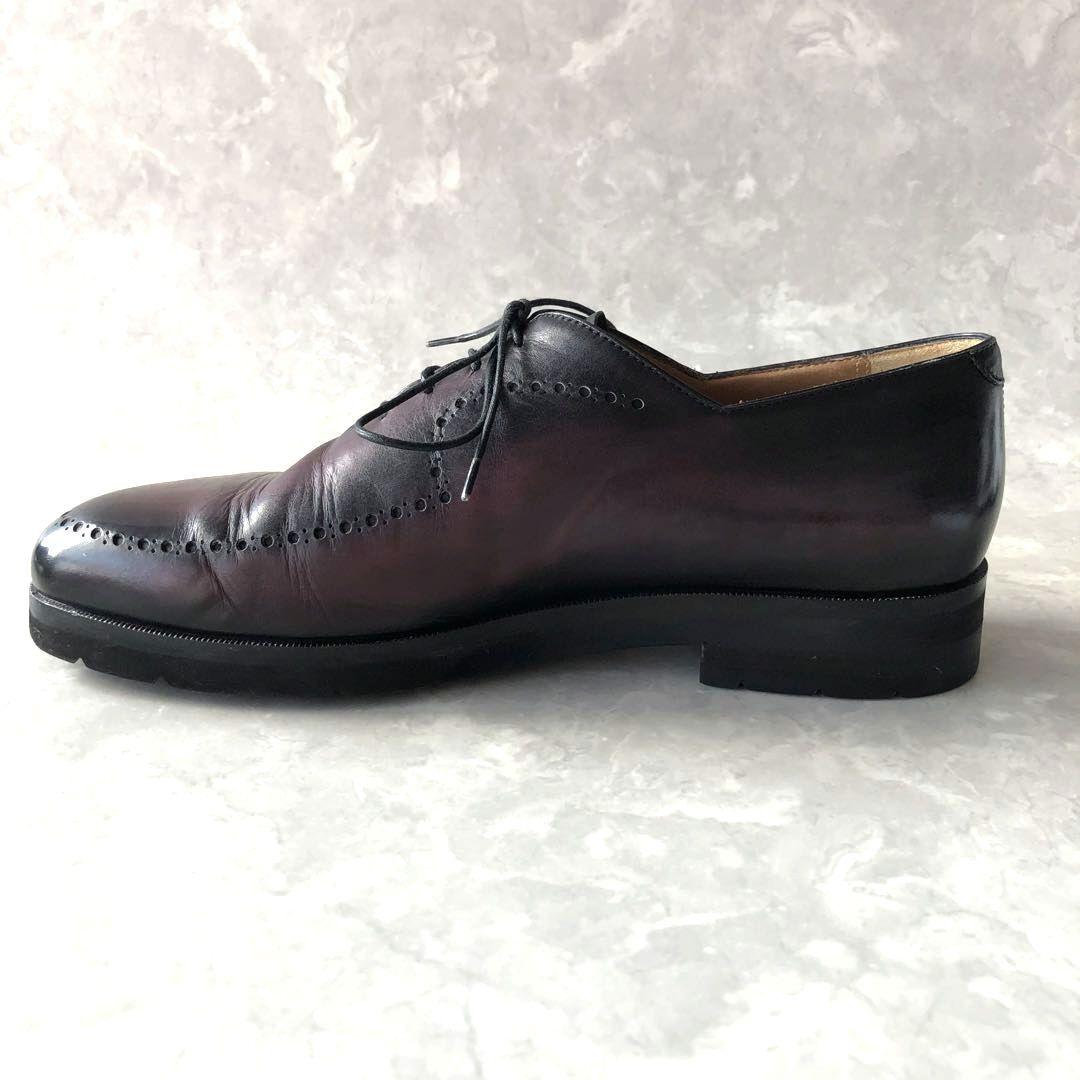 ★美品★ベルルッティ レザーシューズ 9 バーガンディ パープル