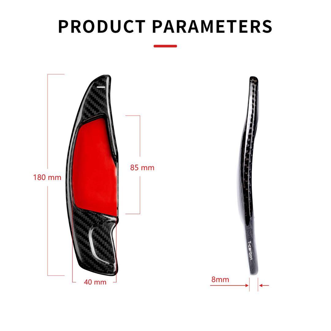 T-carbon製リアルカーボン製シフトパドルエクステンションの5シリーズ