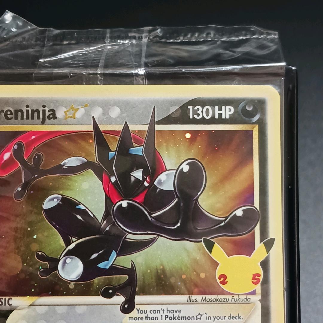 未開封 海外限定イラスト 色違いゲッコウガ スター 英語 プロモ 25th