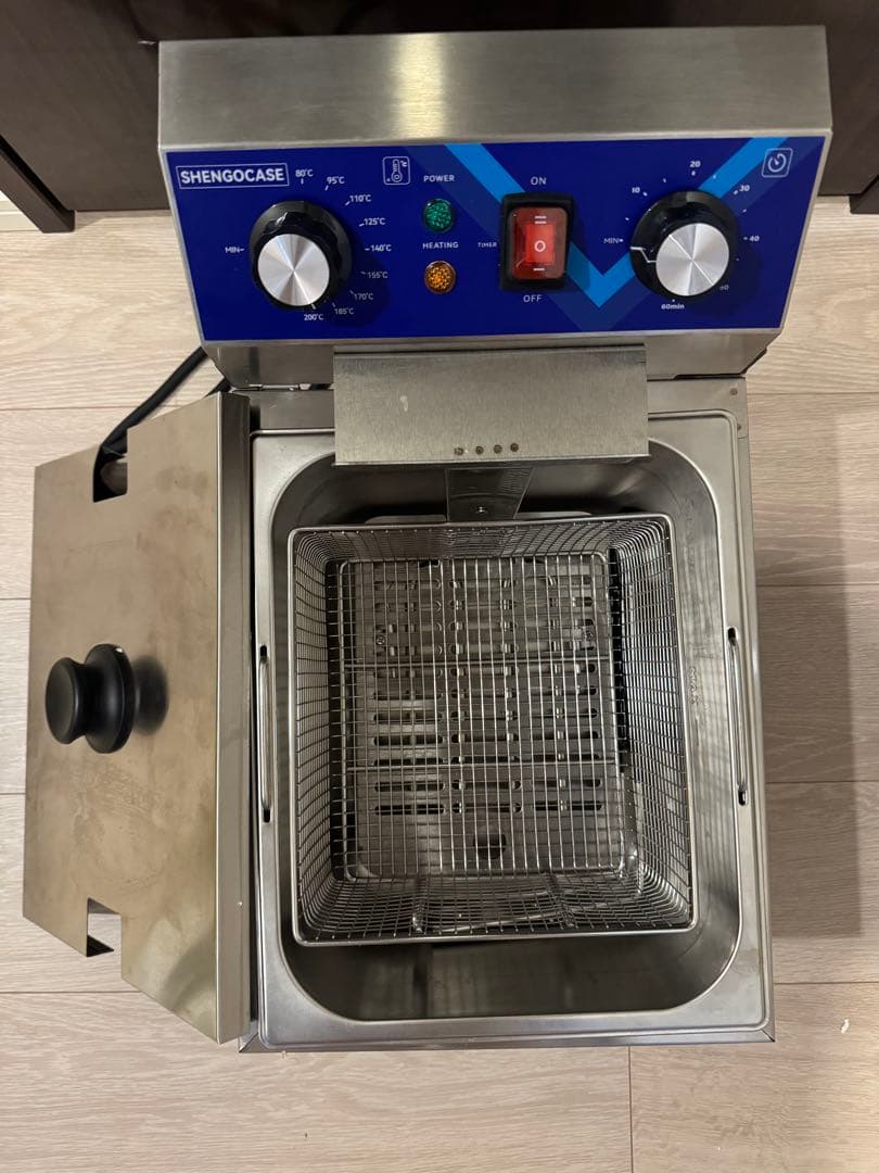 電気フライヤー 10L 卓上フライヤー 揚げ物器 ミニフライヤー 揚げ物