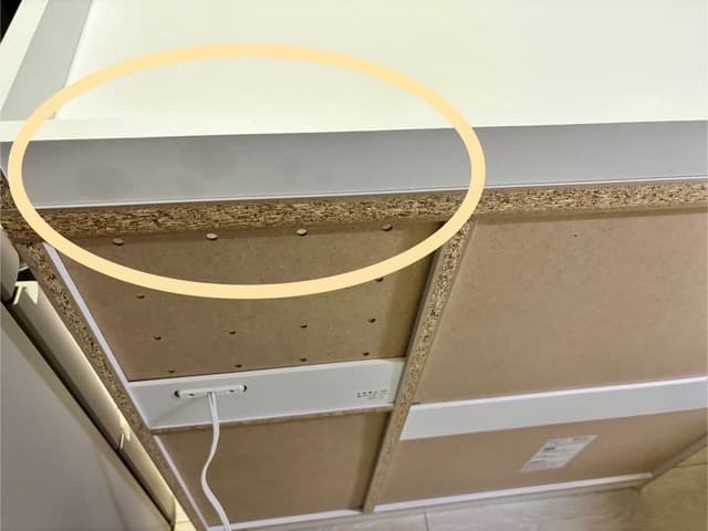 ニトリ　コンパクトキッチンカウンター (引き出しタイプ WH)