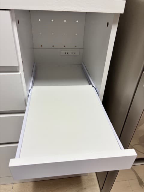 ニトリ　コンパクトキッチンカウンター (引き出しタイプ WH)