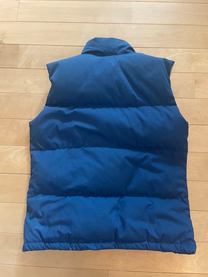 m*1様 ネイビー ダウンベスト　ザノースフェイス　茶タグ