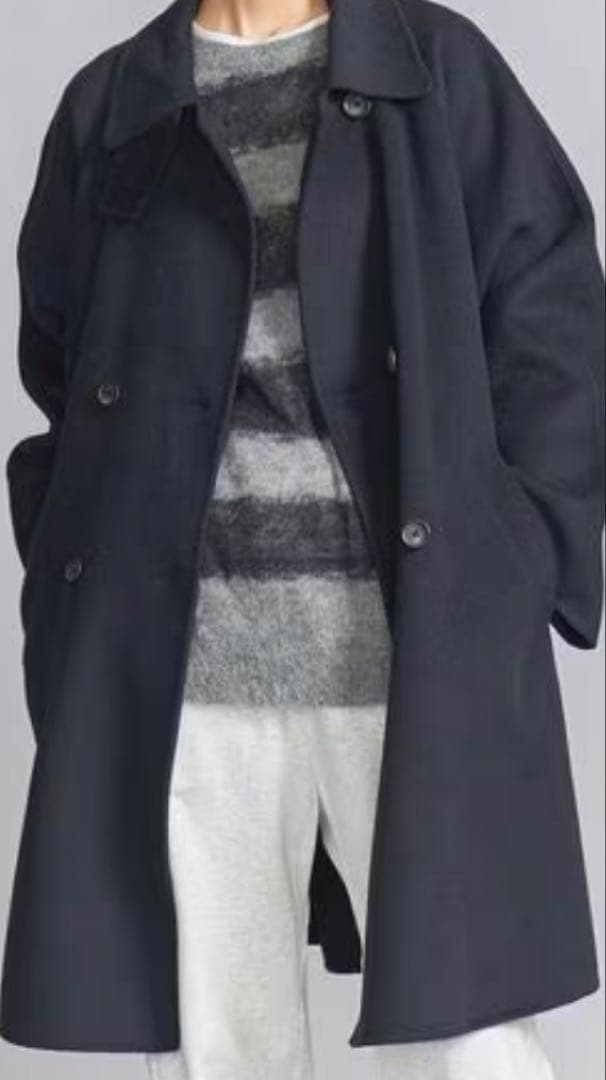 BEAUTY&YOUTH リバーポンチョコート＋ダイアナパンプス