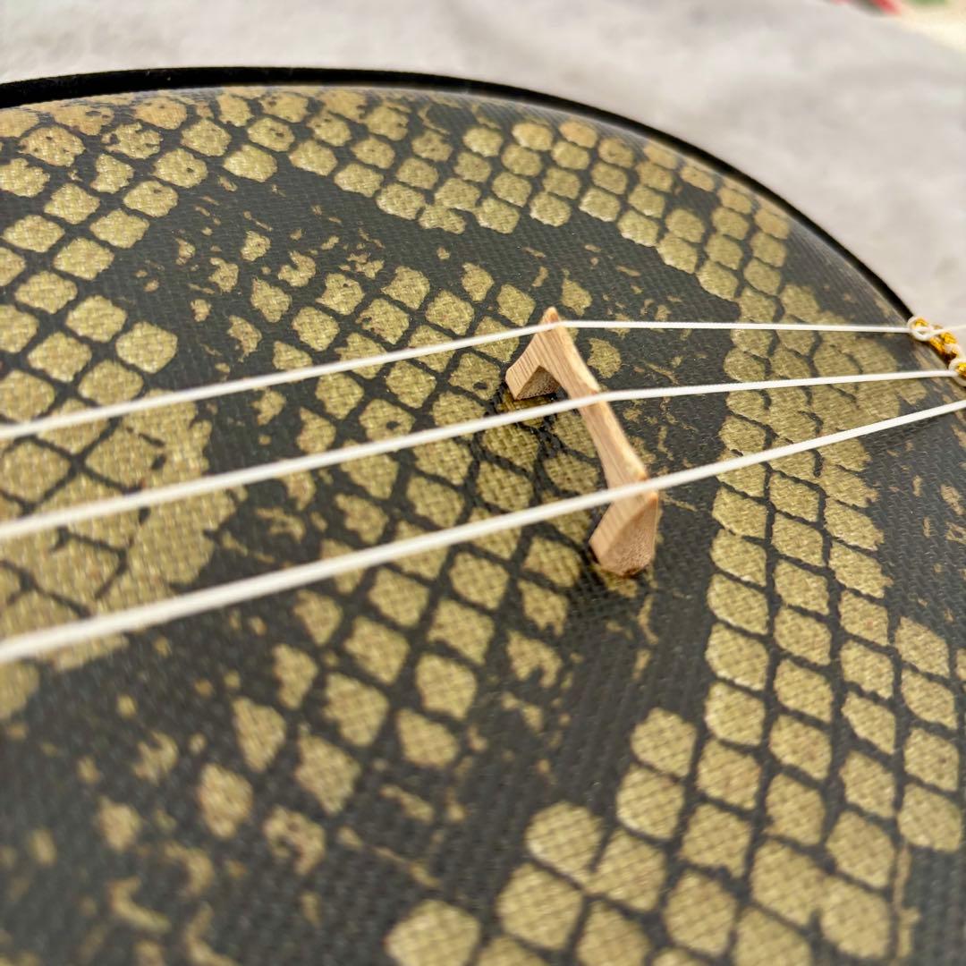 沖縄三線 ソフトケース 初心者 入門 弦楽器 和楽器 人工革 蛇　工四合