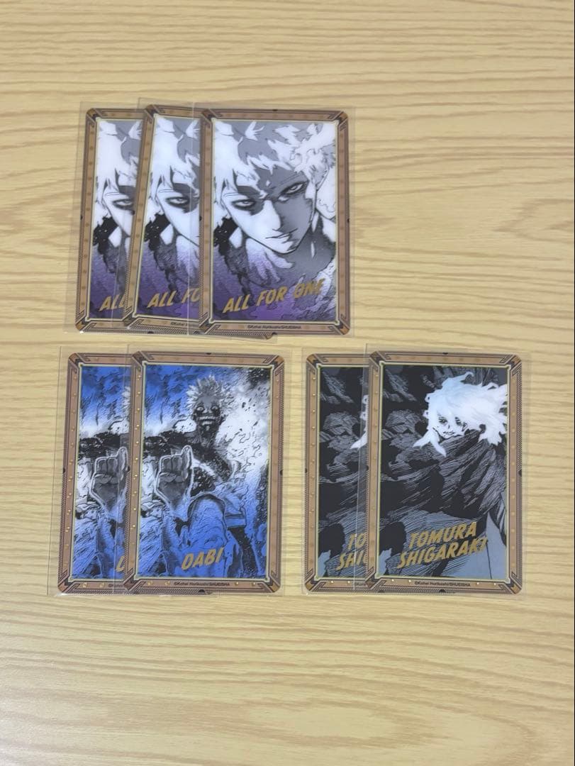 ヒロアカ原画展 箔押し クリアカード