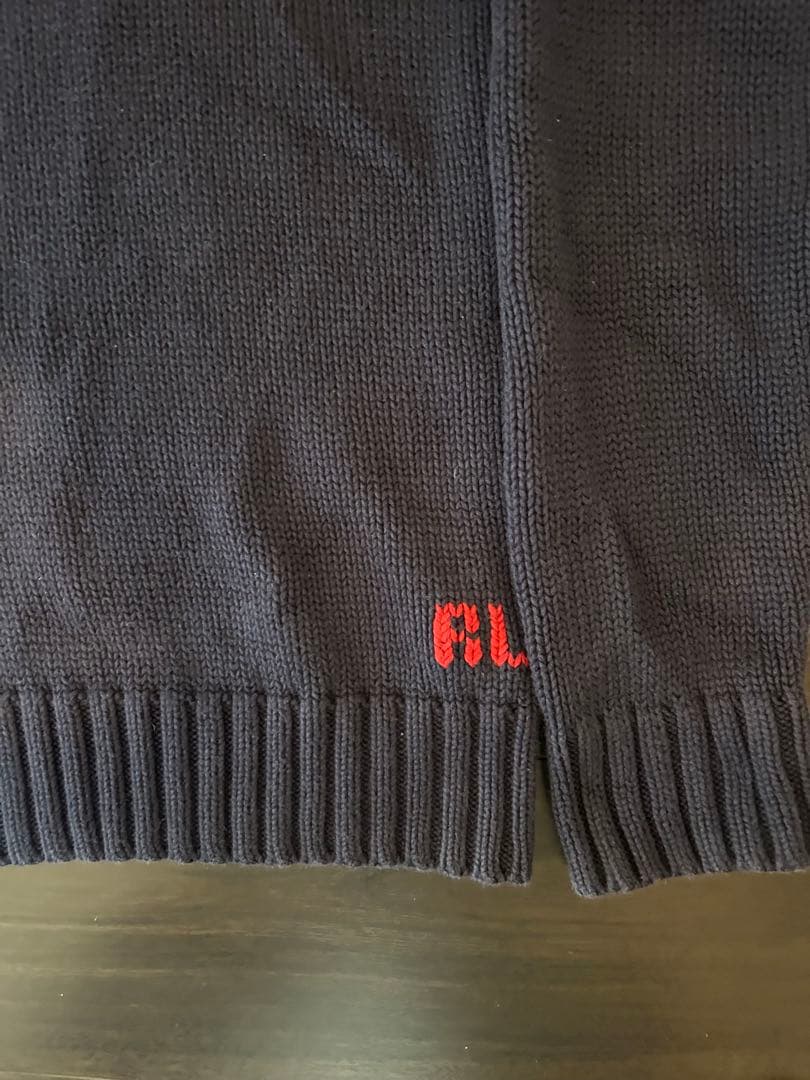 美品‼️ラルフローレン星条旗セーター　vintage 濃紺ニットセーター