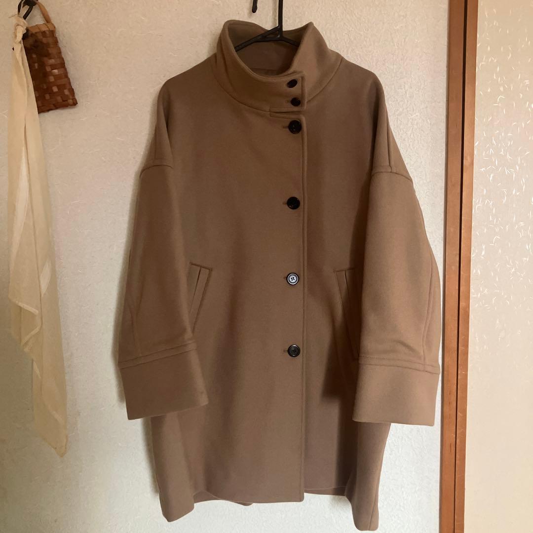 【新品】メルトンスタンドポンチョコート⭐︎フレームワーク