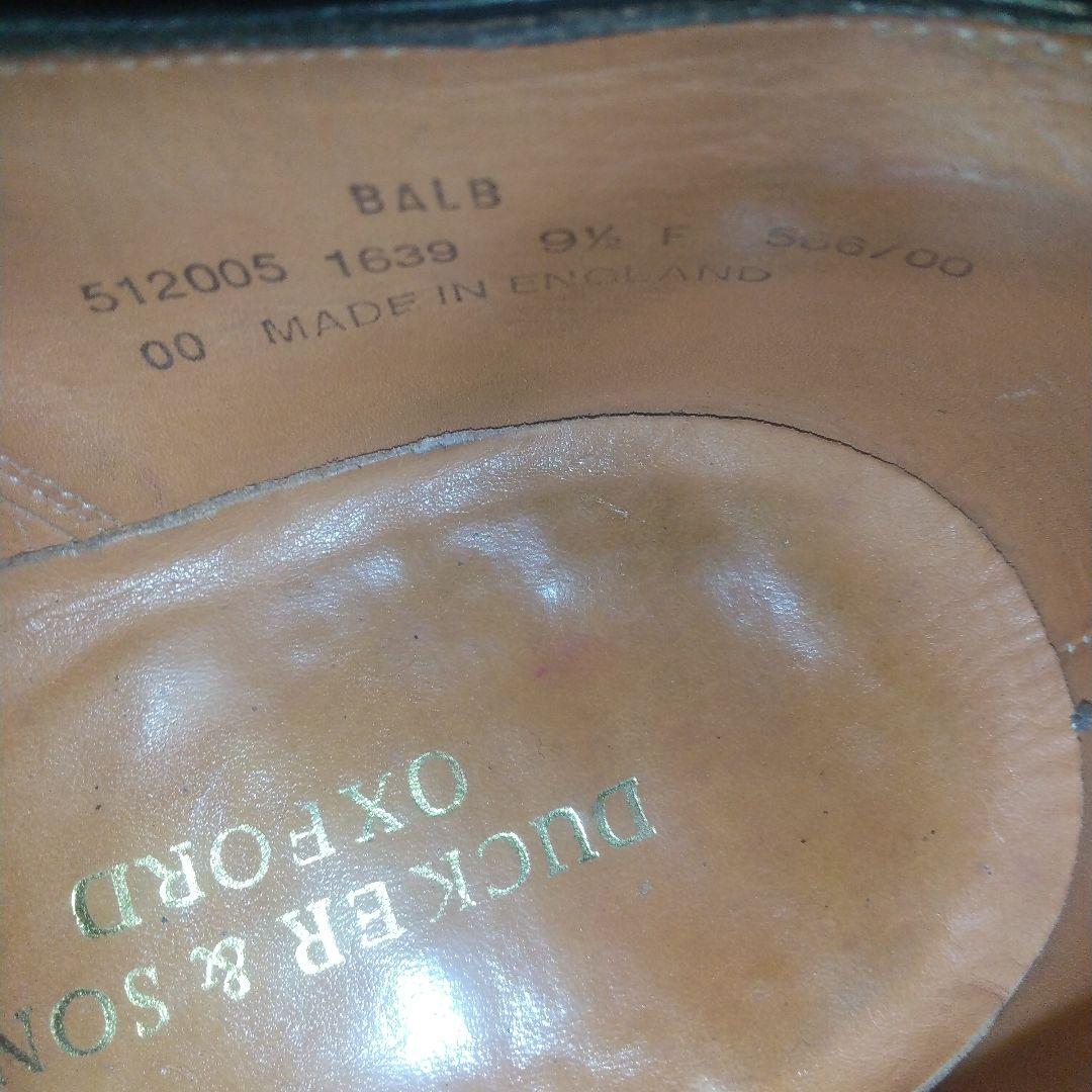 Ducker & Son プレーントゥ Made in England