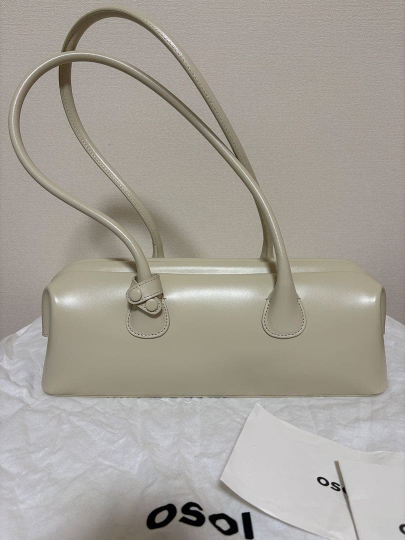 OSOI BOAT WIDE ショルダーバッグ クリーム