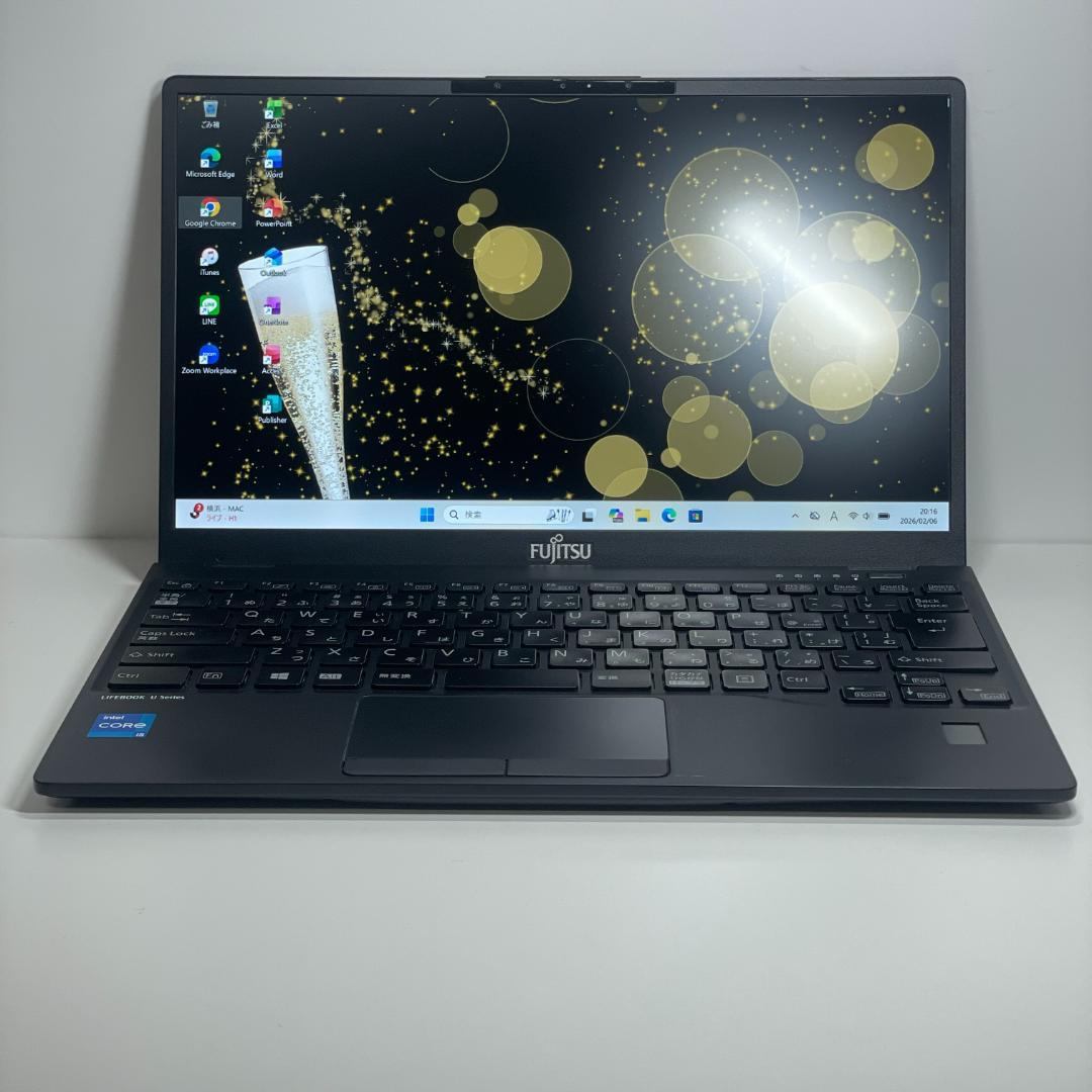 第11世代i5 富士通 U9311 ノートPC win11 軽量 office