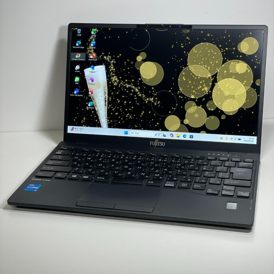 第11世代i5 富士通 U9311 ノートPC win11 軽量 office