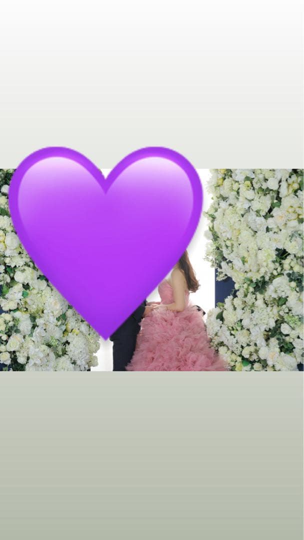 【新品未使用】ウェディンドレス　ピンク　チュールドレス フリルデザイン