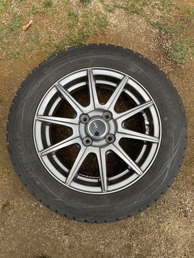 【送料込み】ダンロップWINTER MAXXホイール付き165/65R14