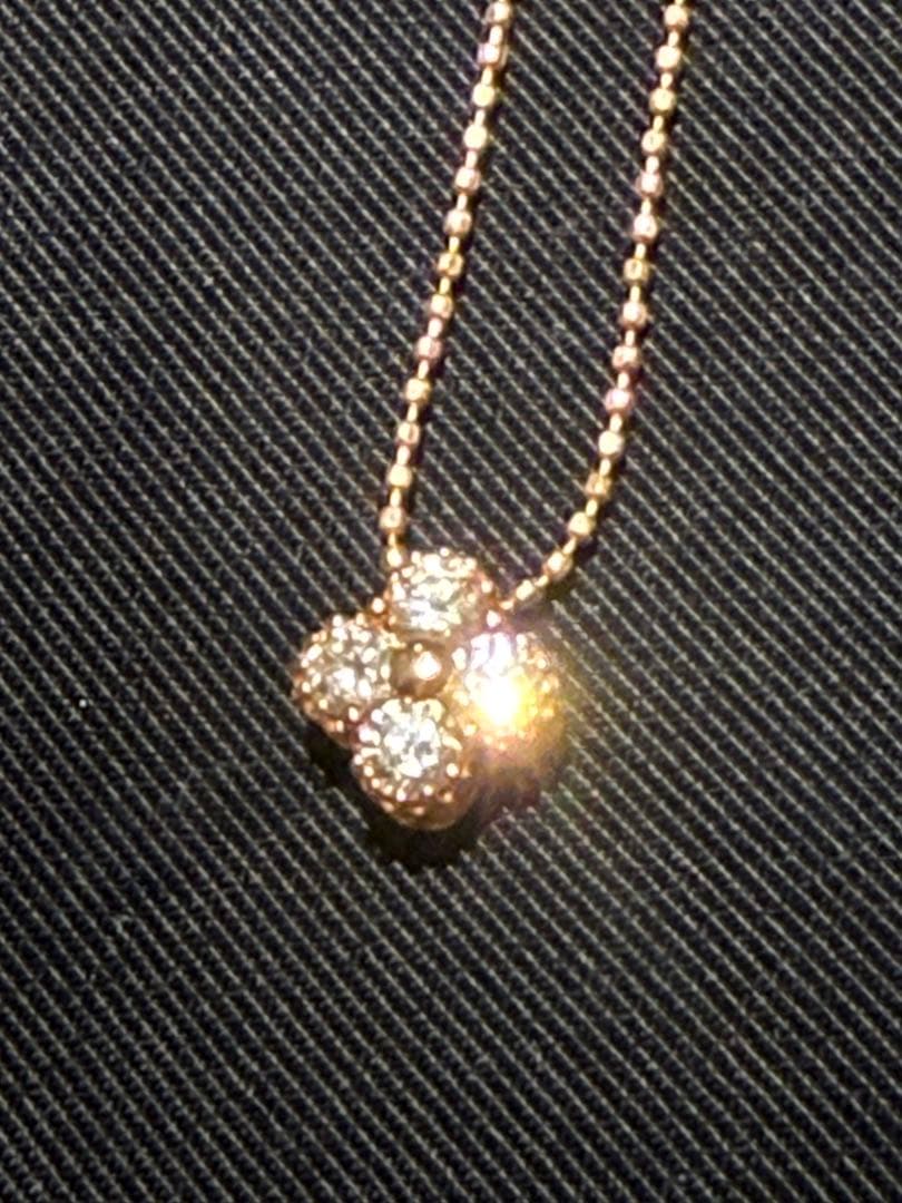 ツツミ　tsutsumi フラワーダイヤモンド　K14ゴールド