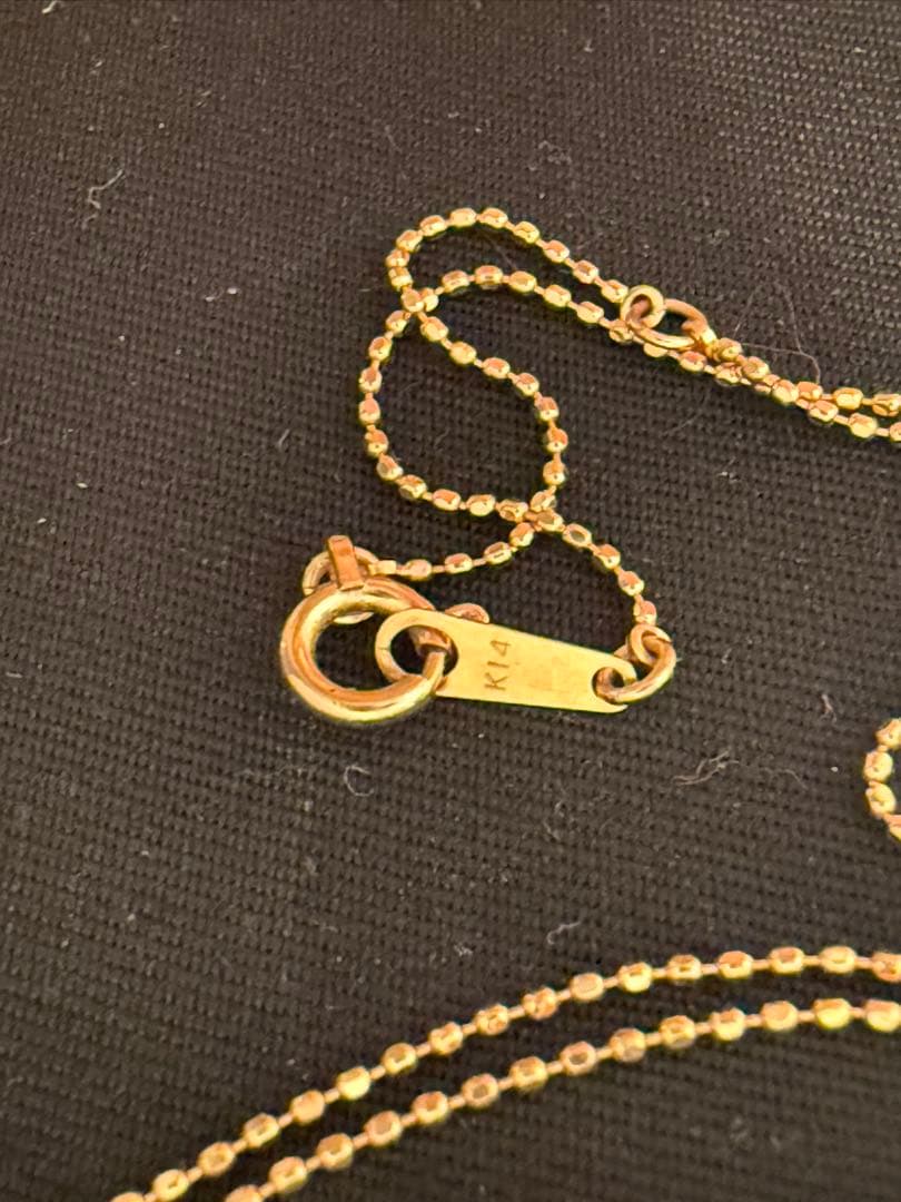 ツツミ　tsutsumi フラワーダイヤモンド　K14ゴールド