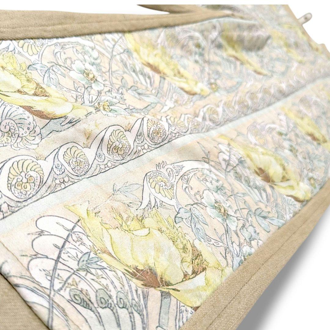 希少■DECO depuis1985■ボタニカルパッチパンツ S 日本製　花柄