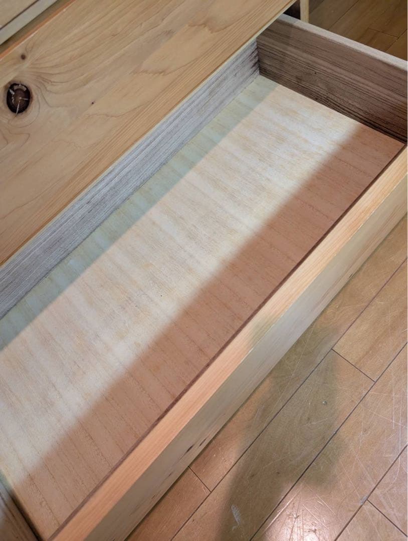 ■送料込■無印 MUJI パイン材 4段チェスト 木製棚 衣装棚 衣類収納 廃盤