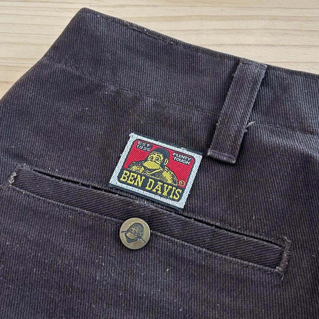 00s BEN DAVIS フリスコパンツ ダークブラウン USA生地 30