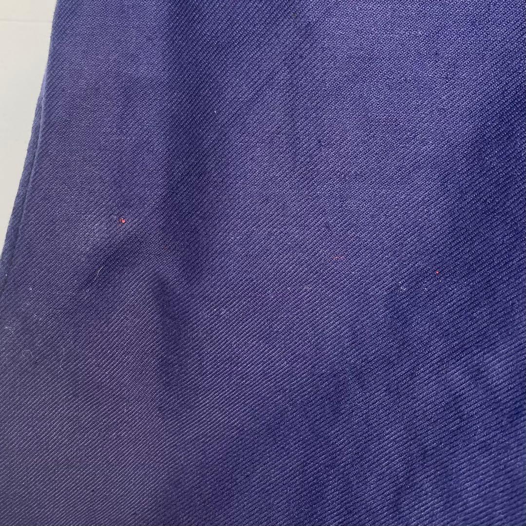 50s 60s フレンチ Vポケカバーオール ワークジャケット ユーロ 古着 青