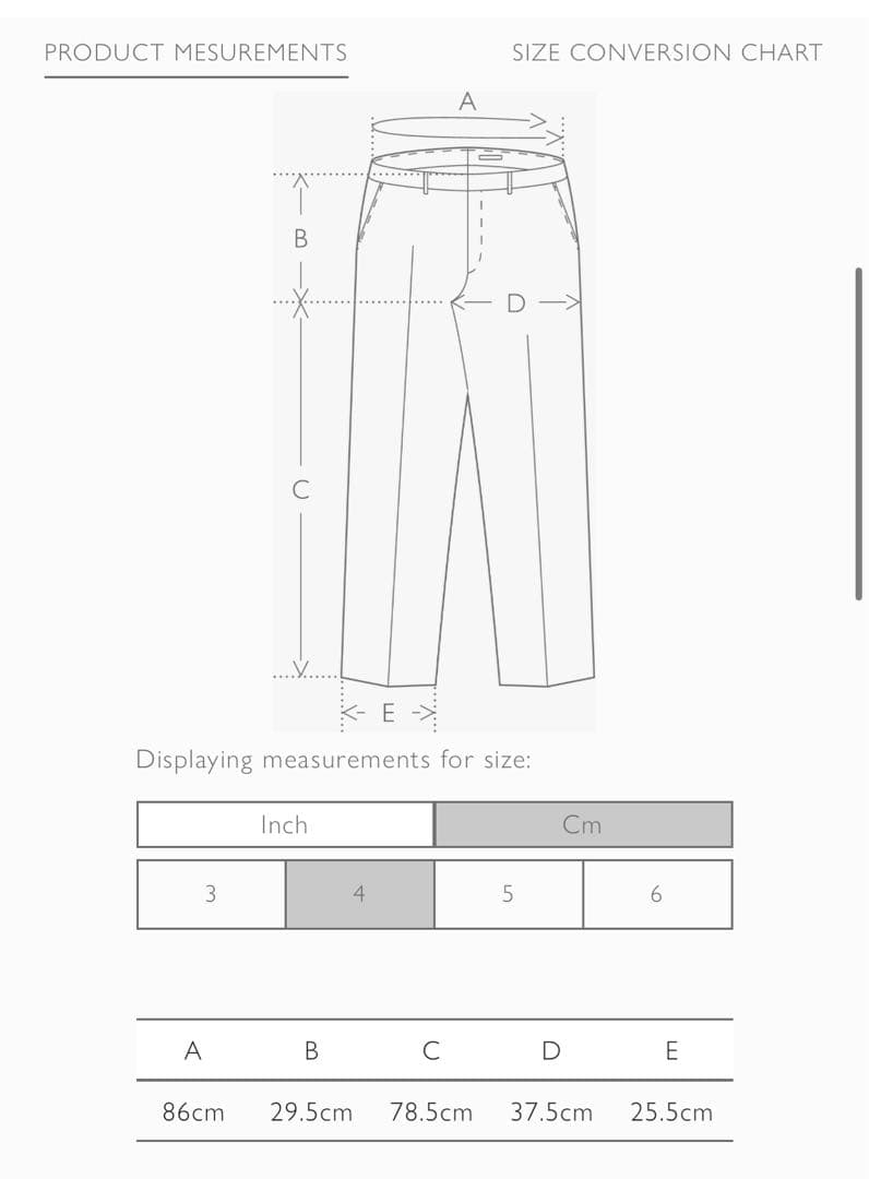 SUPER LIGHT WOOL TWO TUCK SLACKS 4 チャコール