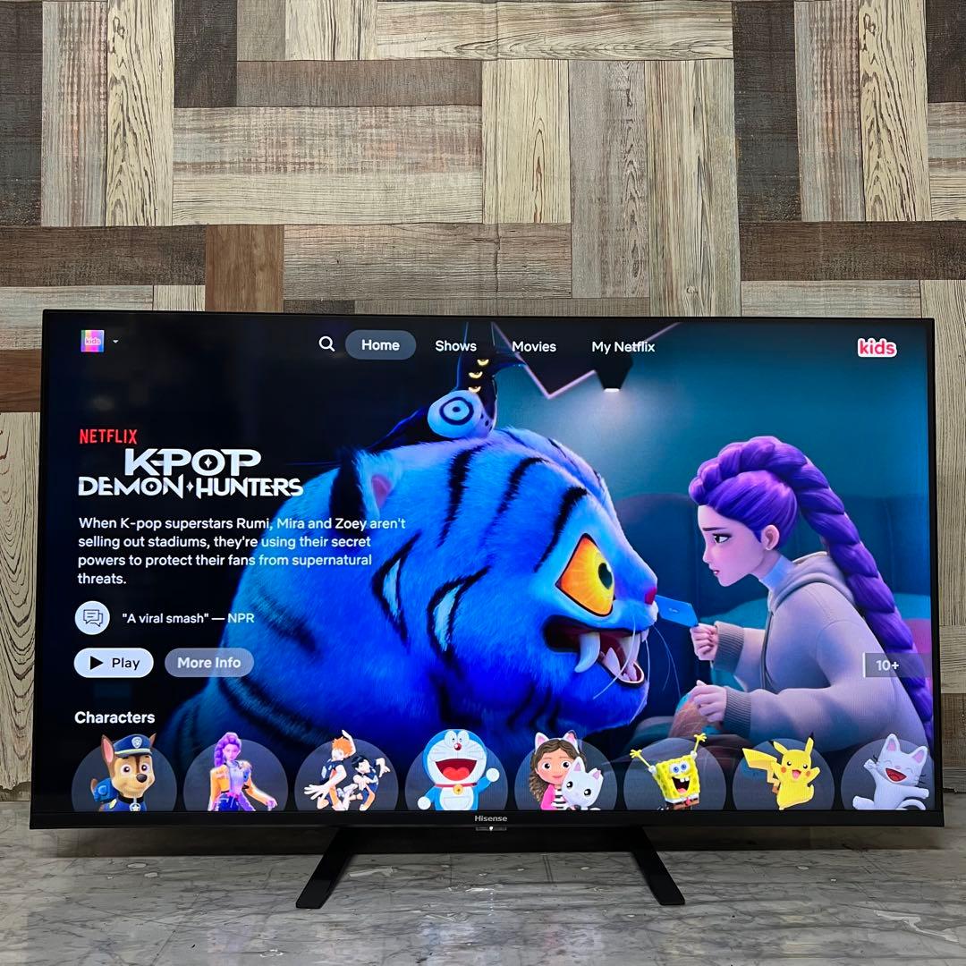 即日受渡❣️全国送料込3年前購入ハイセンス40型スマート液晶テレビ動画アプリ搭載