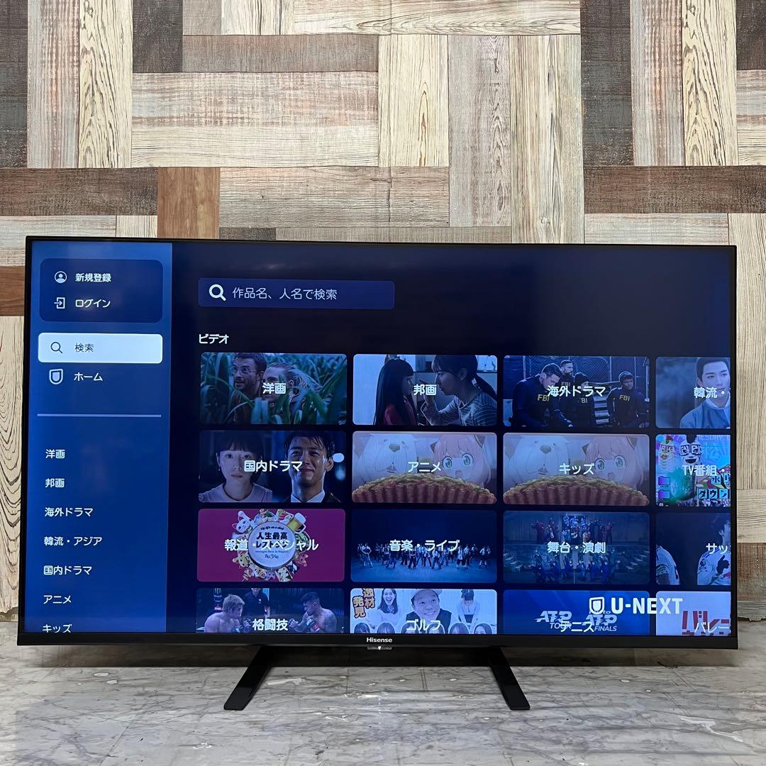 即日受渡❣️全国送料込3年前購入ハイセンス40型スマート液晶テレビ動画アプリ搭載