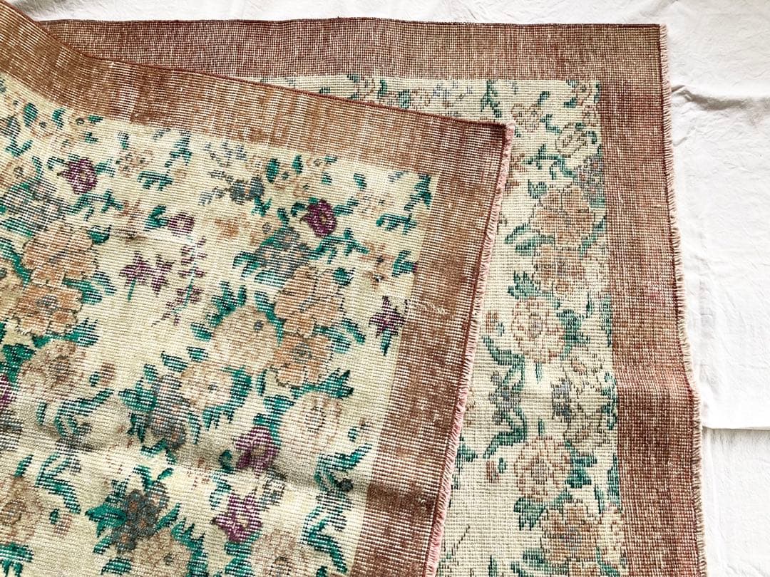 トルコヴィンテージラグ113×206