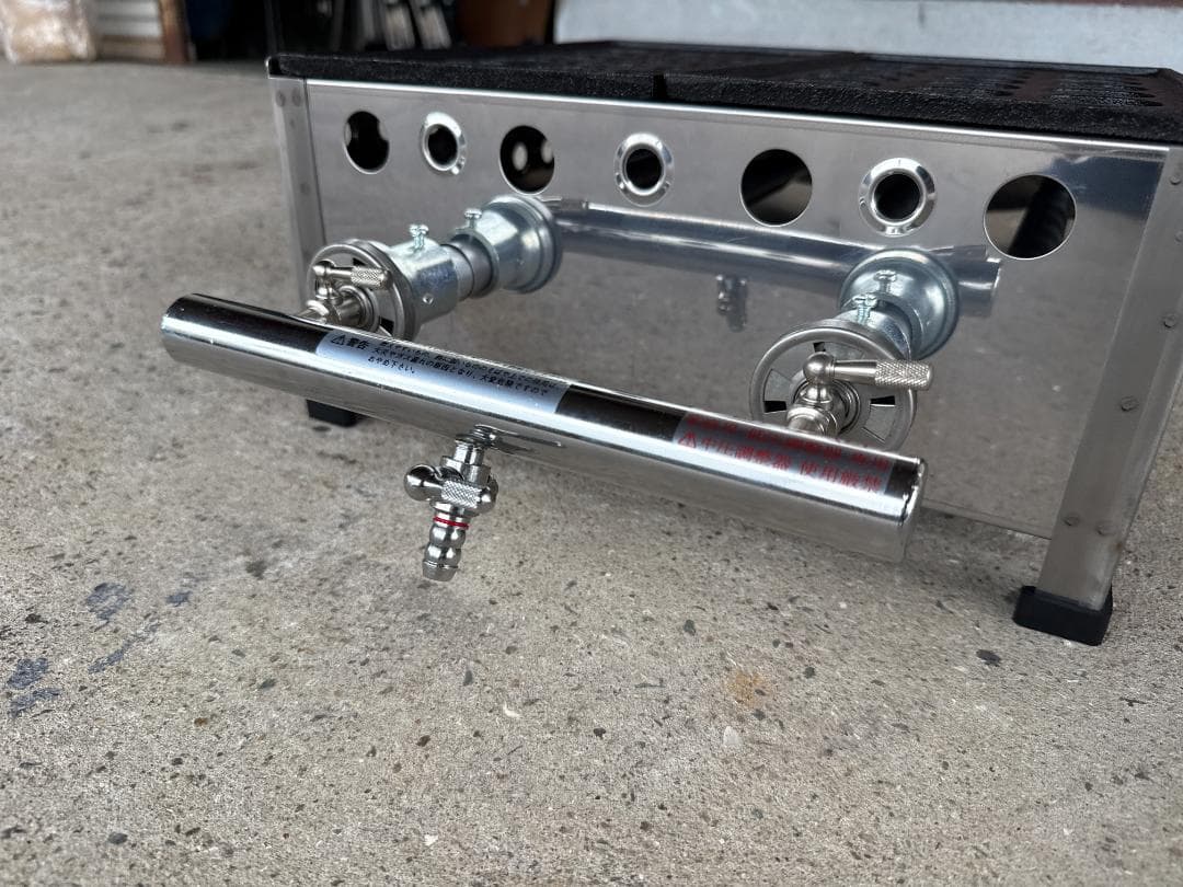 新品　業務用　たこ焼器　2連　大玉　18穴　プロパンガス　イベント　屋台⑴