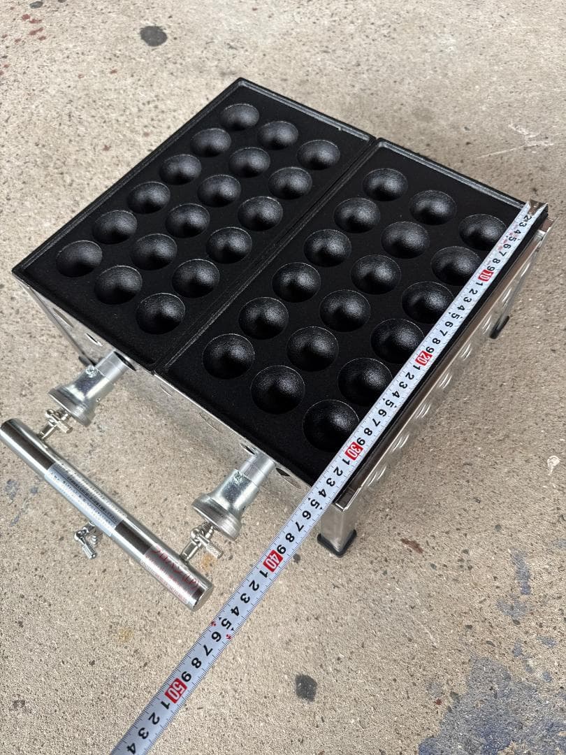 新品　業務用　たこ焼器　2連　大玉　18穴　プロパンガス　イベント　屋台⑴