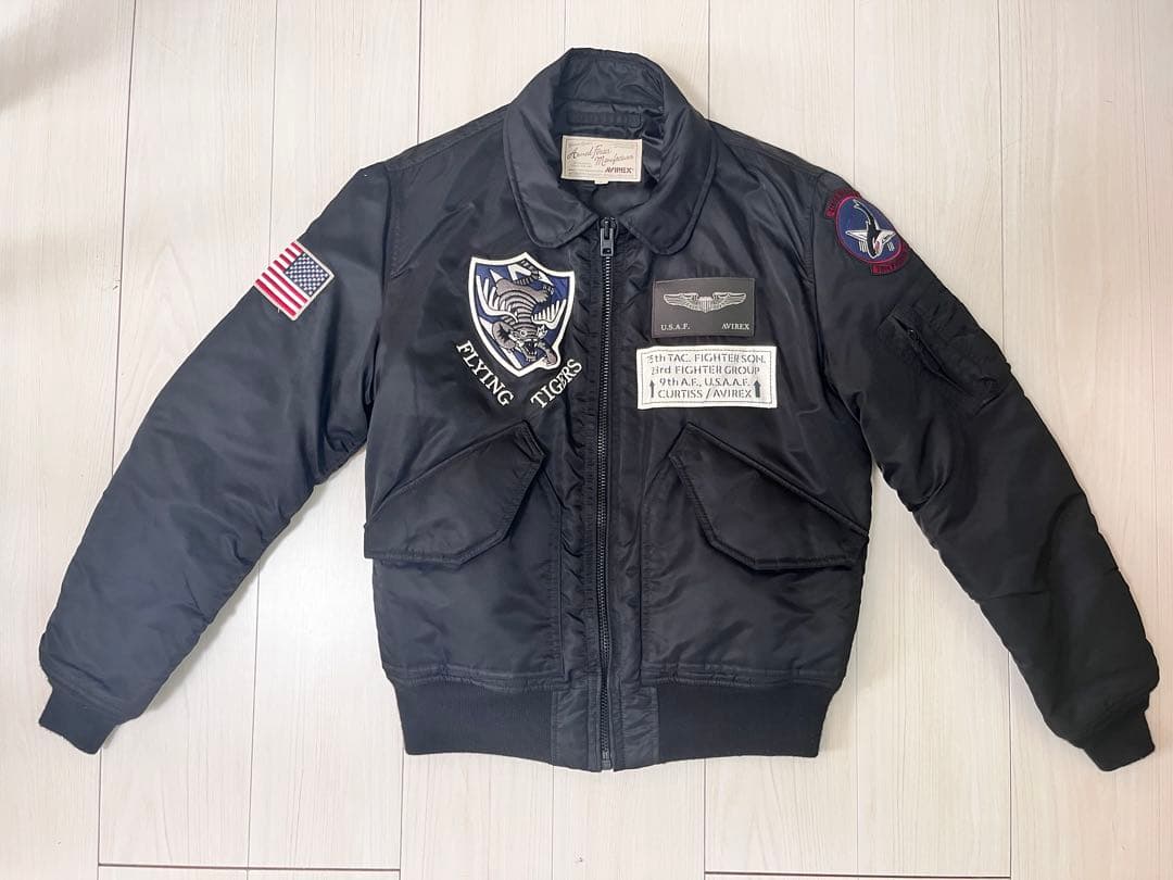 AVIREX CWU JACKET TIGER SHARKS Lサイズ